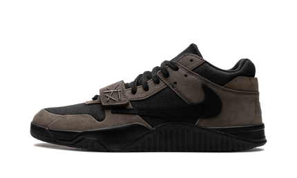 Nike Jumpman Jack TR Travis Scott Dark Mocha sneakers met bruine en zwarte details, sportieve schoenen voor heren