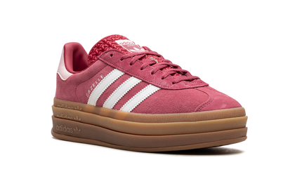 Dames Adidas Gazelle BOLD schoenen in wild roze met gumzool, stijlvolle sneakers voor dames.