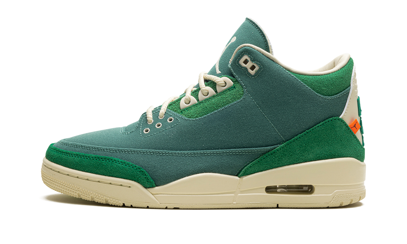 Dames Air Jordan 3 sneakers "Nina Chanel Abney - Bicoastal" in kleurrijk ontwerp, zichtbaar met witte en blauwe details
