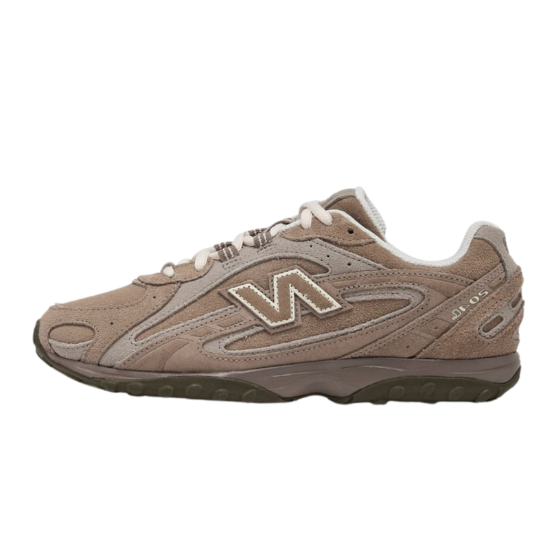 Sneakers van CAPE EXCLUSIVES, New Balance 204L Mushroom Arid Stone, grijze en beige sportschoenen met mesh en suède details