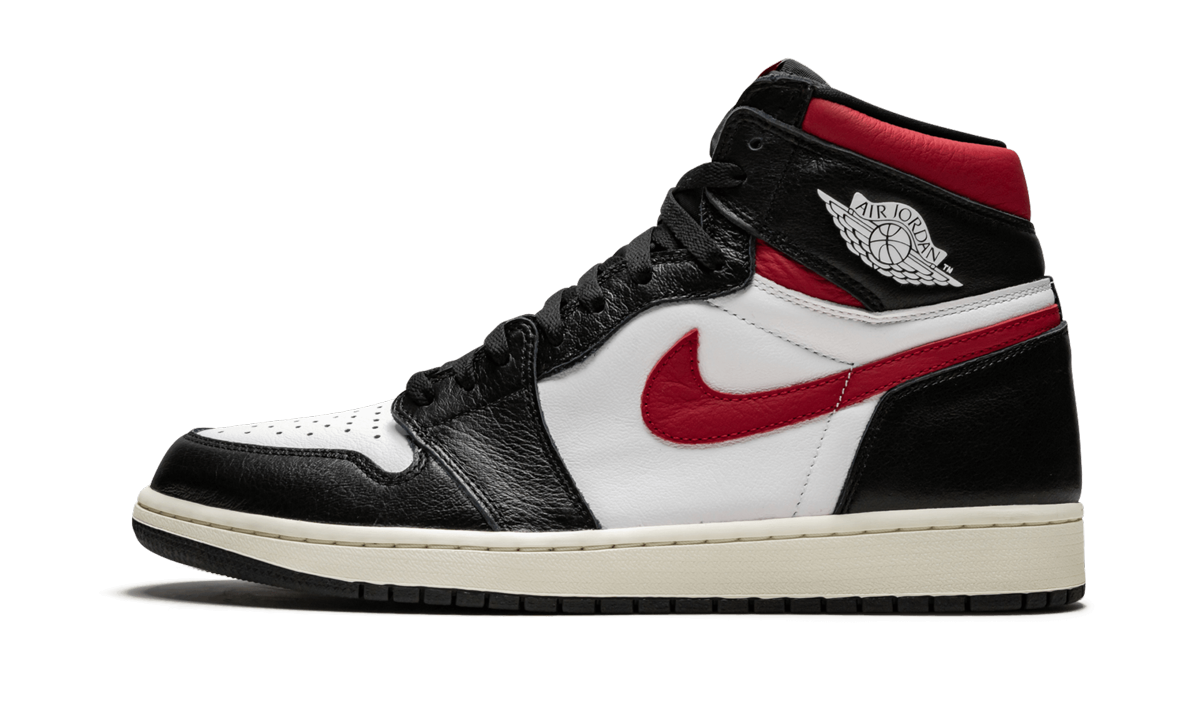 Sportieve Air Jordan 1 Retro High OG sneakers in rood met witte details, ontworpen door Mijn winkel.