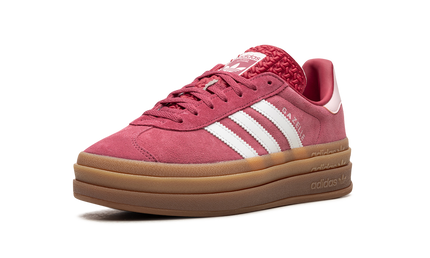 Dames Adidas Gazelle BOLD schoenen in wild roze met gumzool, stijlvolle sneakers voor dames.