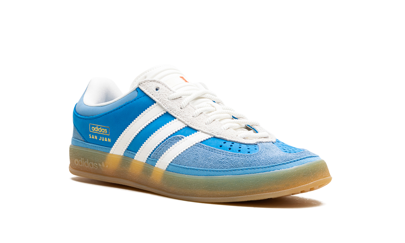 Sportieve Adidas Gazelle Indoor schoenen van Mijn winkel, Bad Bunny San Juan ontwerp, comfortabel en stijlvol voor binnengebruik