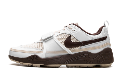 Nike Zoom Field Jaxx Travis Scott licht chocolade sneakers met bruine en beige details, sportieve schoenen voor heren