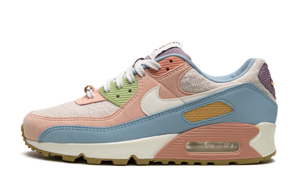 Nike Air Max 90 SE dames sportschoenen met zongekleurd ontwerp en comfortabele demping, Nike Air Max 90 SE WMNS schoenen
