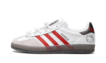 Dames Adidas Gazelle Indoor schoenen "50th Anniversary Hello Kitty" met roze en witte details, schoenen voor binnengebruik