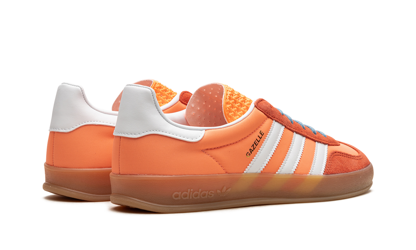 Adidas Gazelle Indoor schoenen in Beam Orange, zwart en oranje sportieve sneakers voor binnenactiviteiten