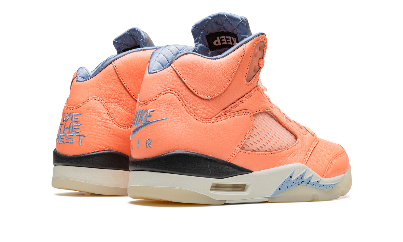Schoenen Air Jordan 5 Retro "DJ Khaled - Crimson Bliss" in rood en zwart met kenmerkende details en merklogo