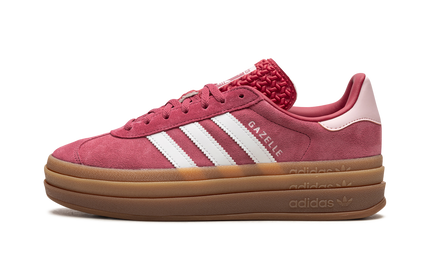 Dames Adidas Gazelle BOLD WMNS schoenen in wild roze met gumzool, stijlvolle sneakers voor dames.