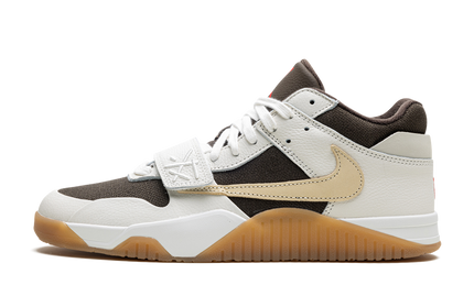 Nike Jumpman Jack Travis Scott Sail sneakers met witte en grijze details, sportieve schoenen voor casual en streetwear stijl