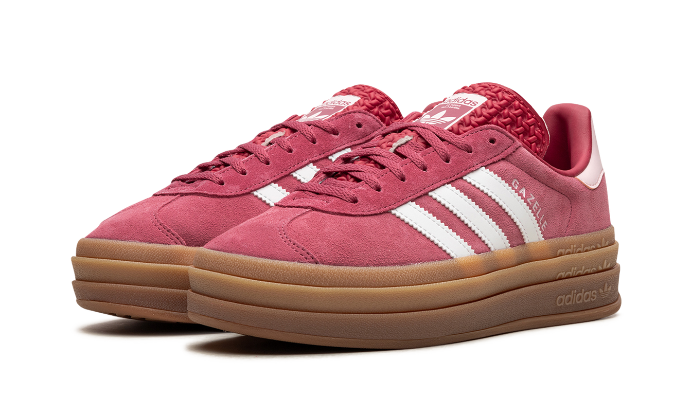 Adidas Gazelle BOLD WMNS sneakers in wild pink met gumzool, casual damesschoenen, stijlvolle sportschoenen