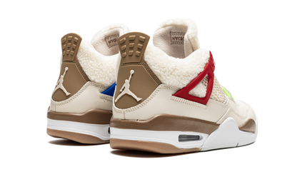 Sneakers Air Jordan 4 Retro GS "Where the Wild Things Are" met kleurrijk ontwerp en gedetailleerde details, schoenen voor jongeren